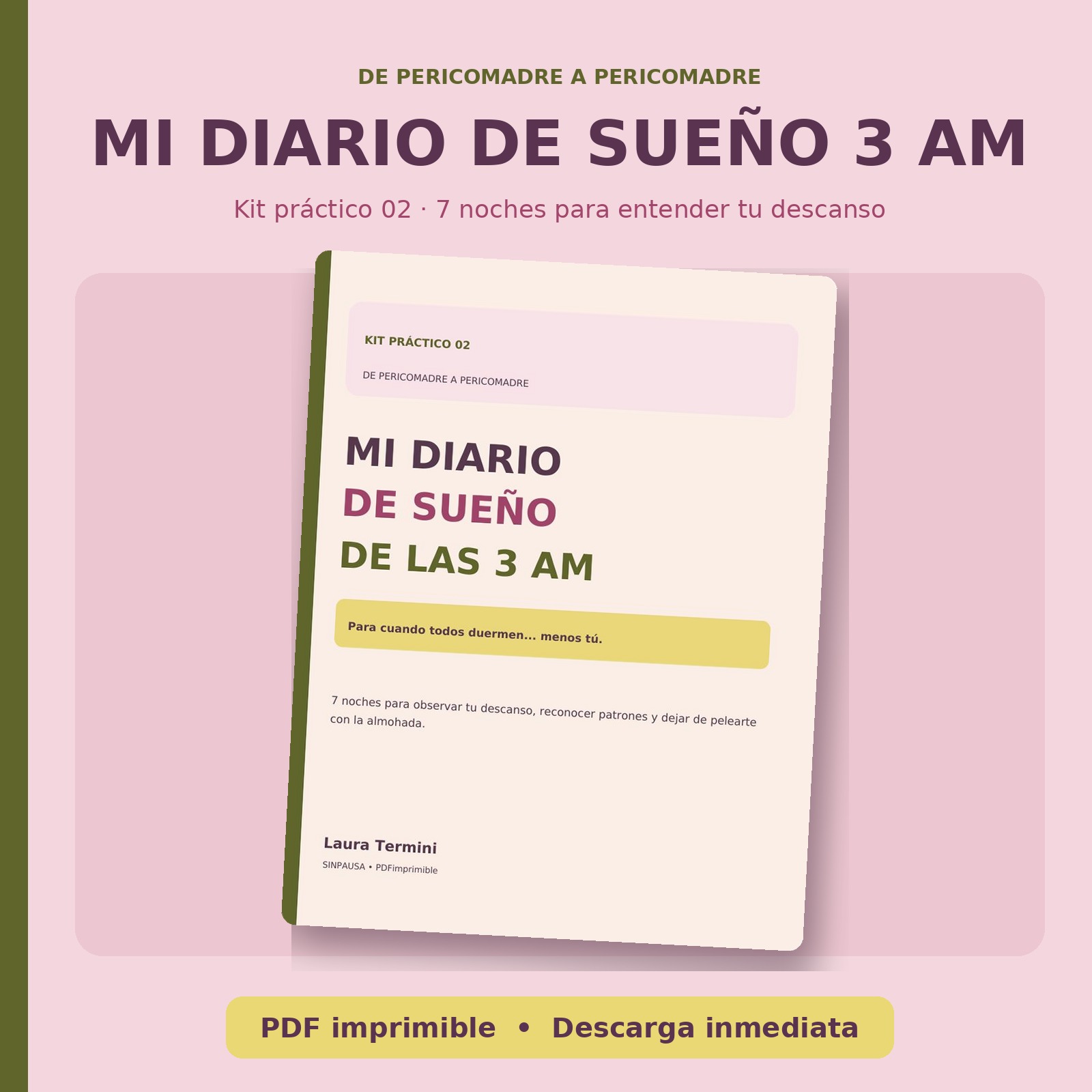 Mi Diario de Sueño de las 3 AM